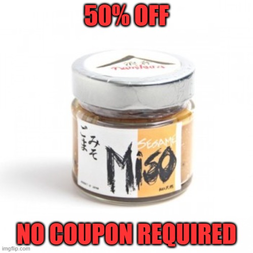 Sesame Miso, Light Tan, Aged 3 Months (Best By 02Nov2025)