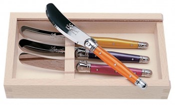 Laguiole Multi Colored Spreader Knives (Jean Dubost)