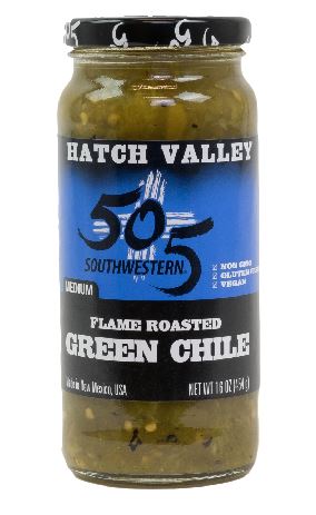 Hatch Valley Flame Roasted Green Chile (Diced) (16oz)
