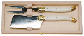 Laguiole Ivory ABS Cheese Set (Jean Dubost)