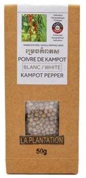 Kampot White Peppercorns (Organic)