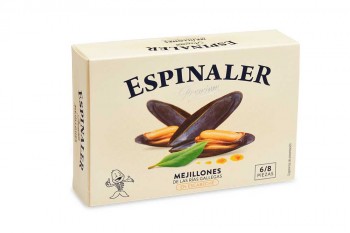 Mussels in Escabeche Premium Line 6/8 (Espinaler)