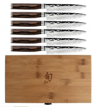 Shun Premier 6-piece Steak Knife Set (TDMS0660)